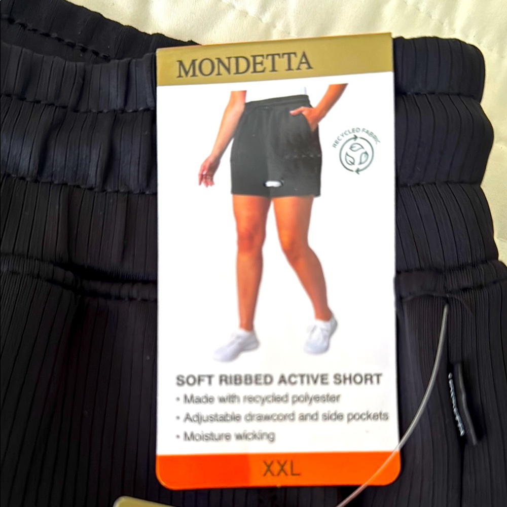 Mondetta women’s Soft Ribbed Active Shorts Size XXL